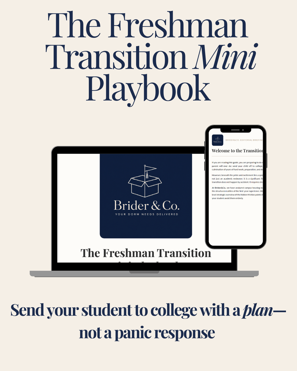 The Freshman Transition Mini Playbook